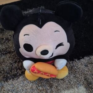 Disney Black and Yellow Mickey Mouse Stuffed Toy